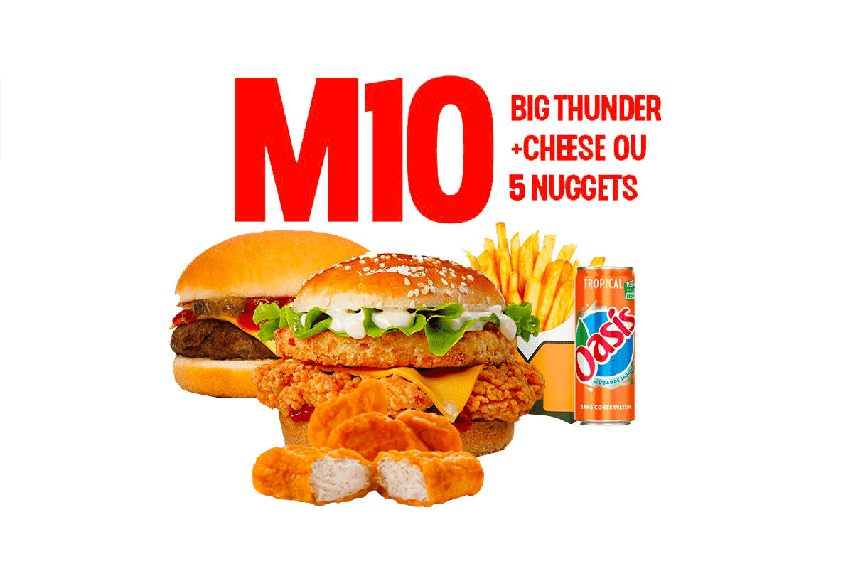 M10 BIG THUNDER CHEESE OU NUGGETS