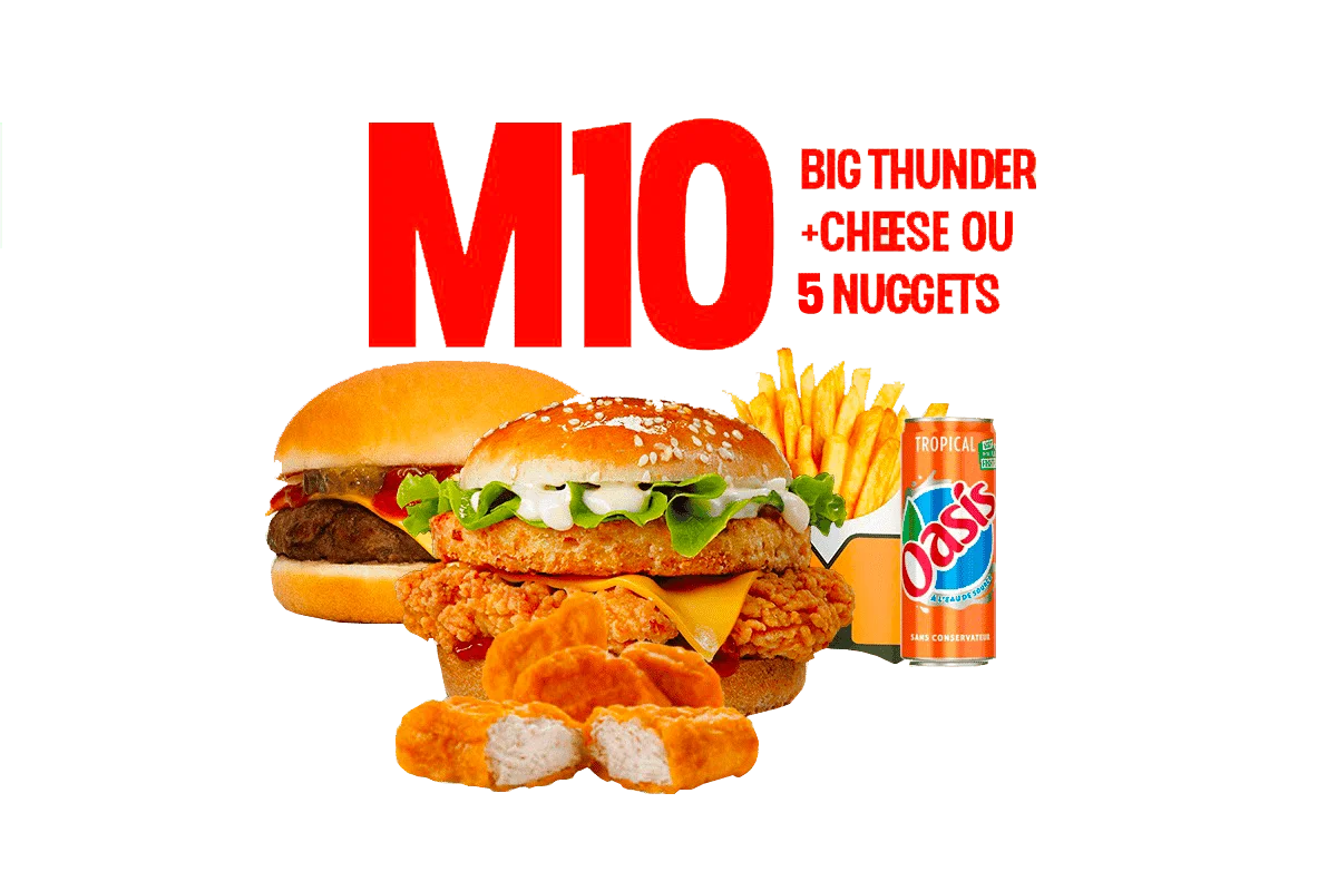 M10 BIG THUNDER CHEESE OU NUGGETS