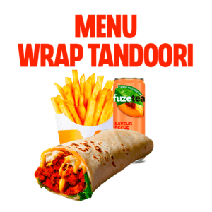 Menu wrap tandoori