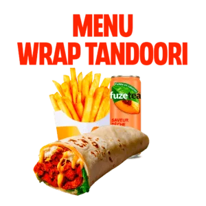 Menu wrap tandoori