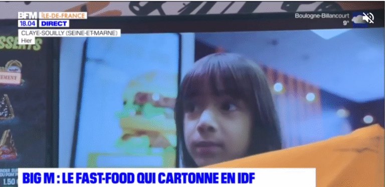 TV – BFM TV : l’enseigne de fast-food Big M cartonne auprès des consommateurs