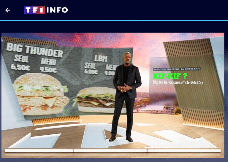 TV – TF1 Sept à Huit : Burgers : copies contre originaux