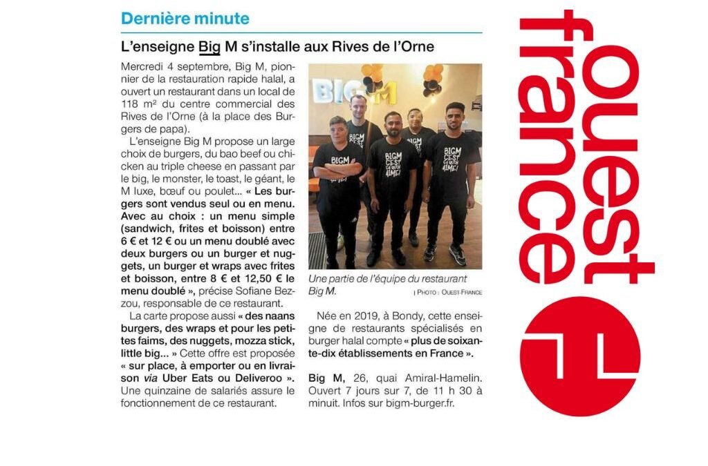 L'enseigne Big M s'installe aux Rives de l'Orne