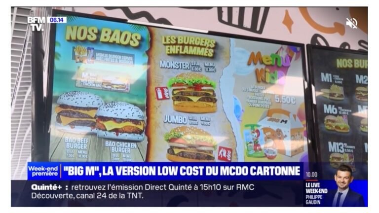 WEB – BFM TV : « Ile-de-France: l’enseigne de fast-food Big M cartonne auprès desconsommateurs »
