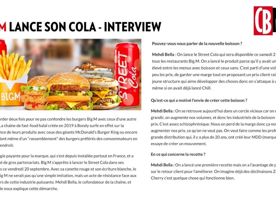 BiG M lance son cola-interview
