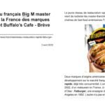 Le jeune réseau français Big M master franchisé pour la France des marques US Fatburger et Buffalo's Cafe
