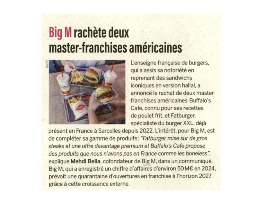 Big M rachète deux master-franchises américaines