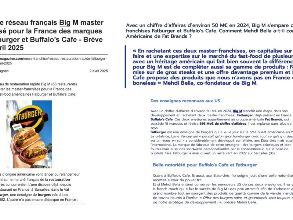 Big M s’empare de Fatburger et Buffalo’s Cafe