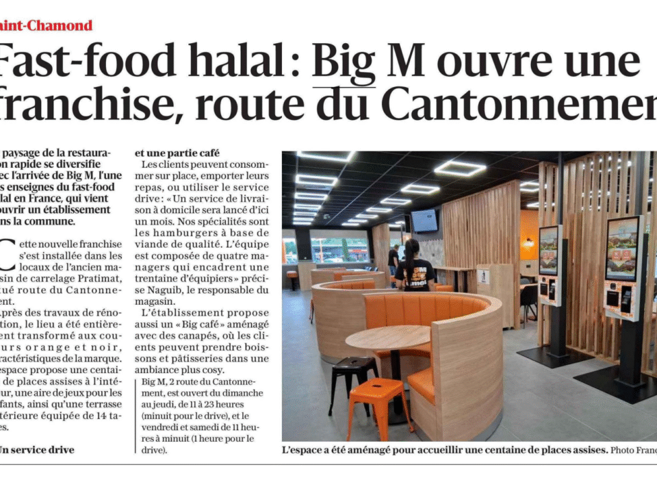 Fast-food halal : Big M ouvre une franchise, route du Cantonnement