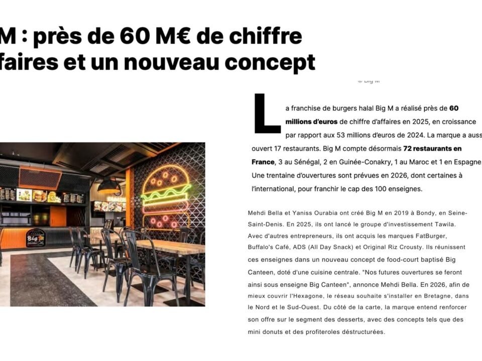 Big M : près de 60 M€ de chiffre d’affaires et un nouveau concept