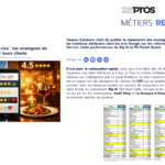 Ambiance, Cuisine, Service : les enseignes de restauration jugées par leurs clients