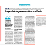Le poulet règne en maître sur Paris