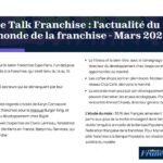 Le Talk Franchise : l'actualité du monde de la franchise - Mars 2026