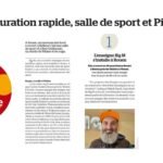 Restauration rapide, salle de sport et Pilates