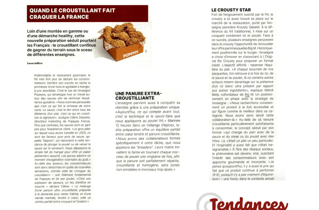 QUAND LE CROUSTILLANT FAIT CRAQUER LA FRANCE