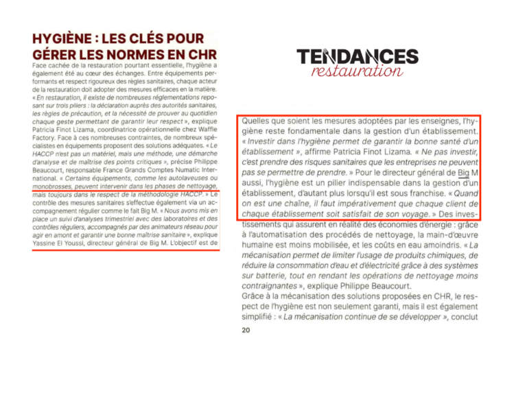 PRINT – TENDANCE RESTAURATION :  » Gros Plan sur FOOD Tendances 2026&Prime;