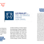 LE POULET... FRIT OU BRAISÉ PREND SON ENVOL